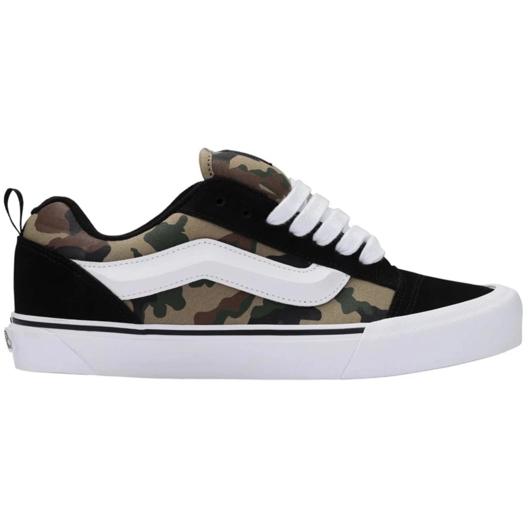 Women Shoes Vans - Vans Knu Skool Camo Women's Shoes