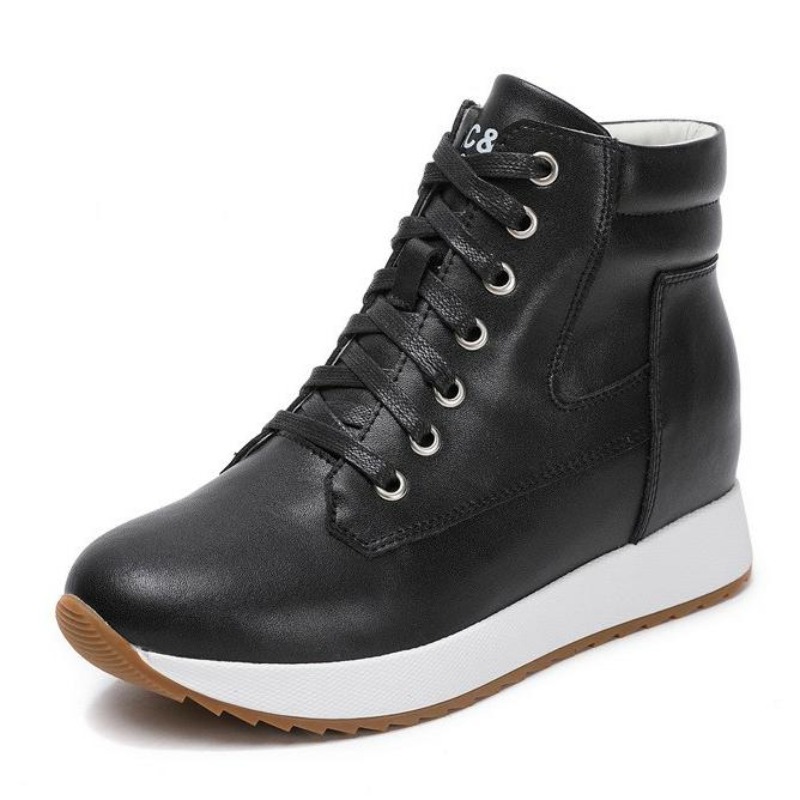 Mesh Sneaker Women - 7CM Genuine Leather Women Ankle Booties