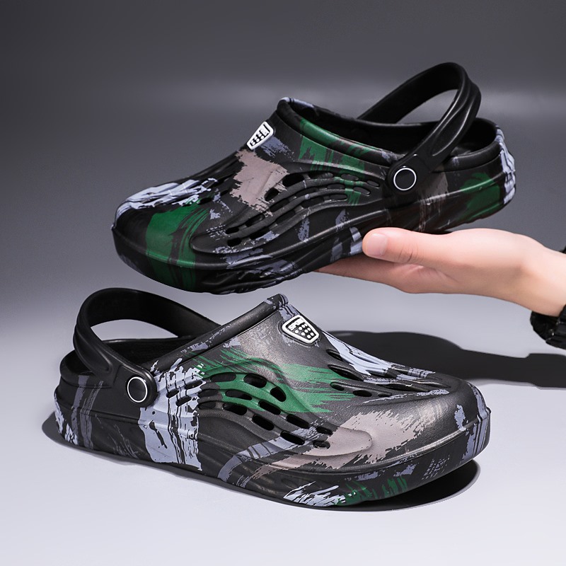Women'S Shoes Crocs - Men's Summer Camouflage Graffiti Sandals Garden