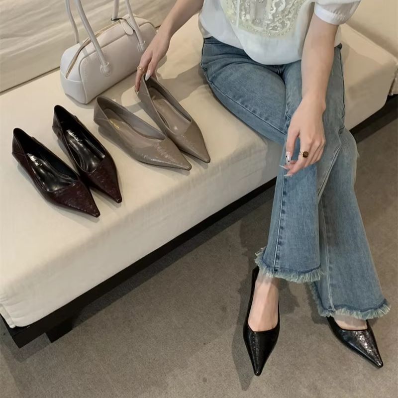 Women Shoes Elegant - Women Summer Pointed Toe Basic Shoes