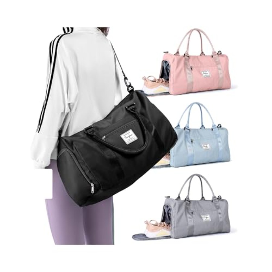 Women'S Shoes To Men'S - Small Black Sports Gym Duffel Bags