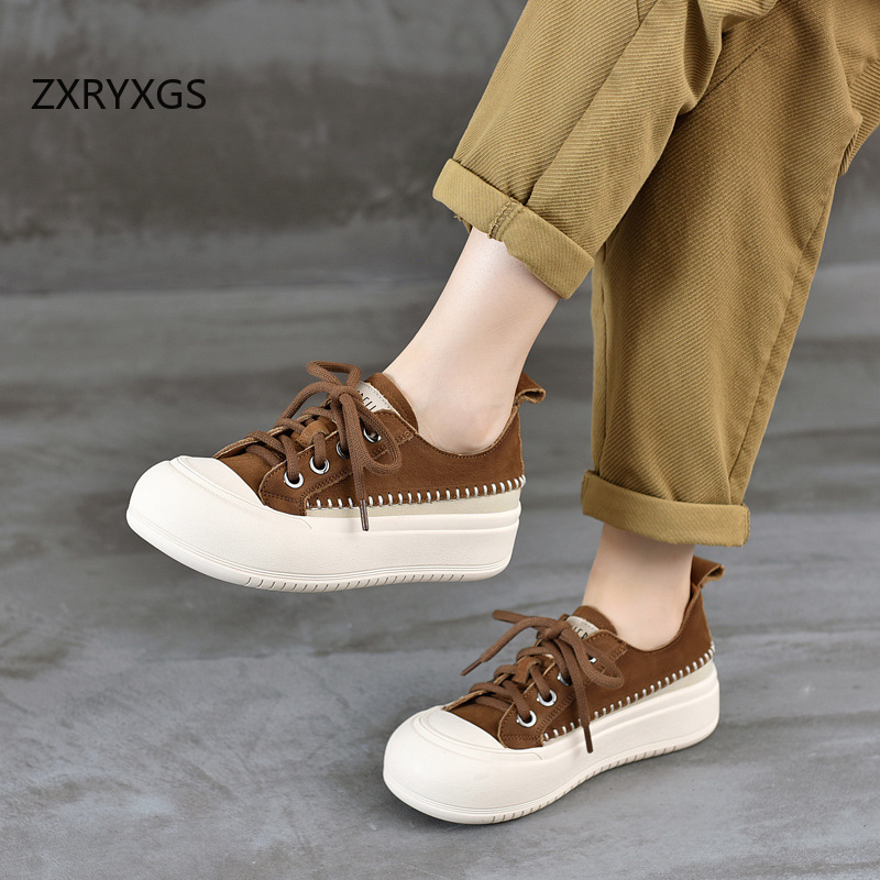 ZXRYXGS New Lace-up Premium Co - Women Shoes Size 4 In Cm ulasan dan harga