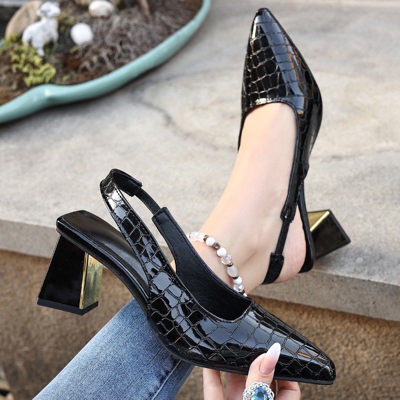 Summer High Heels Sandals Wome - Women Shoes Elegant ulasan dan harga