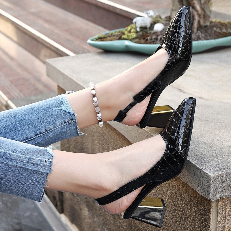 Summer High Heels Sandals Wome - Women Shoes Elegant ulasan dan harga