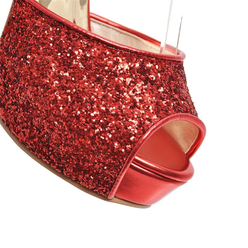 Silver Summer Women High Heel  - Women'S Shoes Peep Toe ulasan dan harga