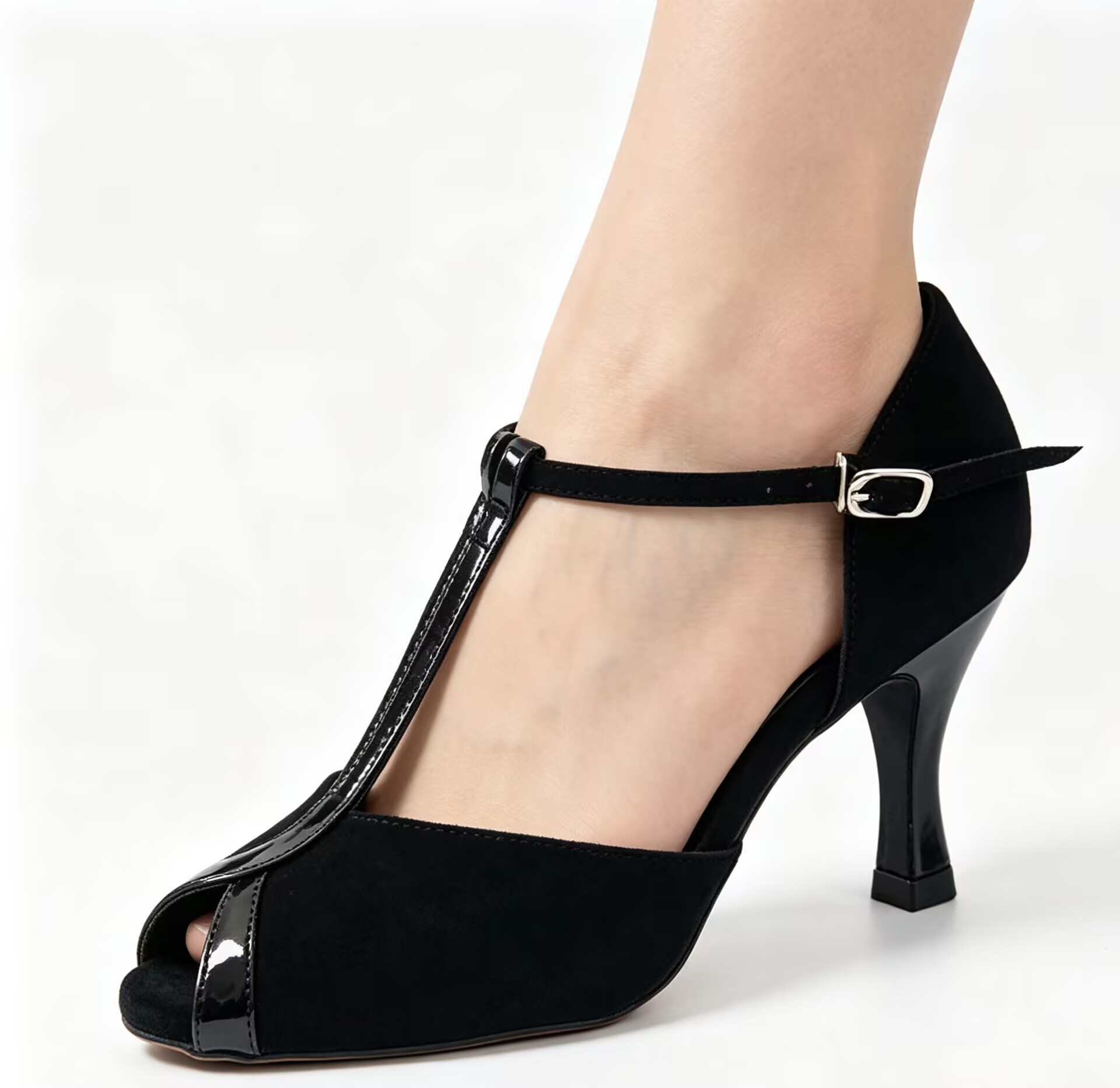Evkoodance Black Or Tan Pu Lat - Women Shoes Size 4 In Cm ulasan dan harga