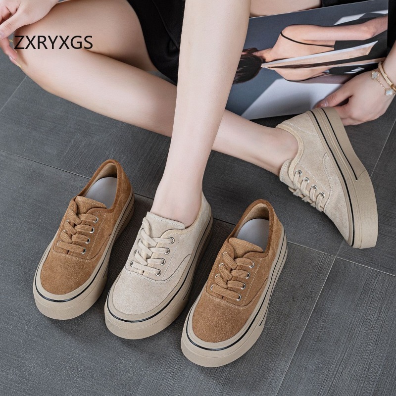 ZXRYXGS New Autumn Lace-up Fro - Women Shoes Size 4 In Cm ulasan dan harga