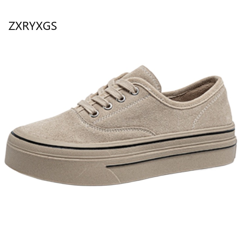 ZXRYXGS New Autumn Lace-up Fro - Women Shoes Size 4 In Cm ulasan dan harga