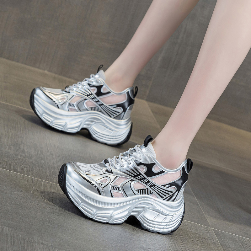 8cm Hidden Height Increasing P - Mesh Sneaker Women ulasan dan harga
