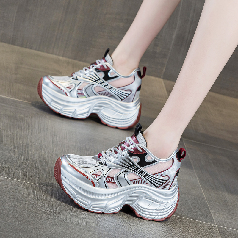 8cm Hidden Height Increasing P - Mesh Sneaker Women ulasan dan harga