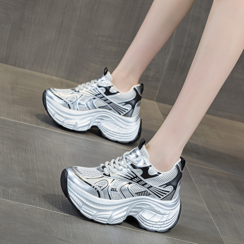 8cm Hidden Height Increasing P - Mesh Sneaker Women ulasan dan harga