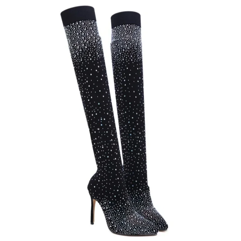 Sexy Over-the-Knee Boots for W - Sock Boot Women ulasan dan harga