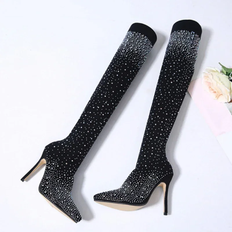 Sexy Over-the-Knee Boots for W - Sock Boot Women ulasan dan harga