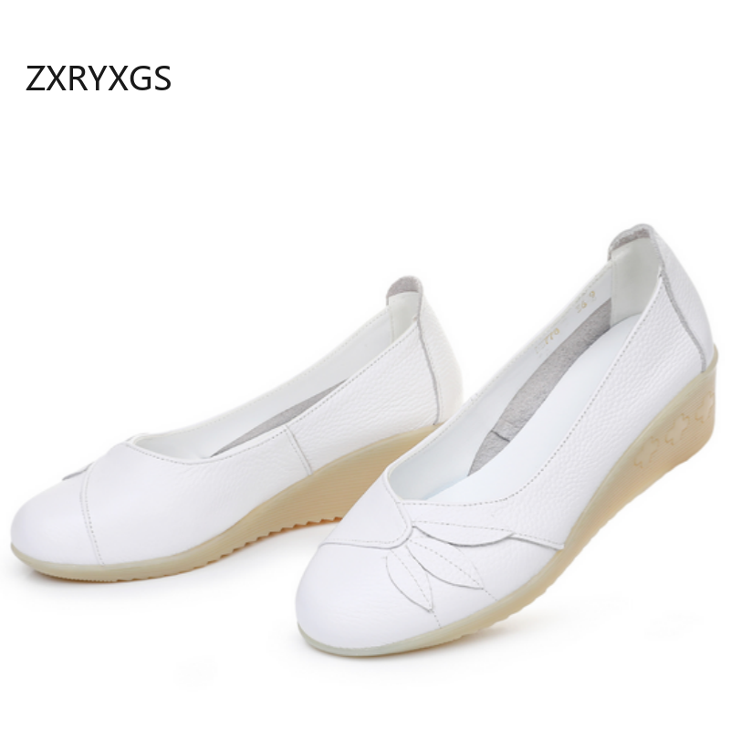 ZXRYXGS Premium Genuine Leathe - Women Shoes Size 4 In Cm ulasan dan harga