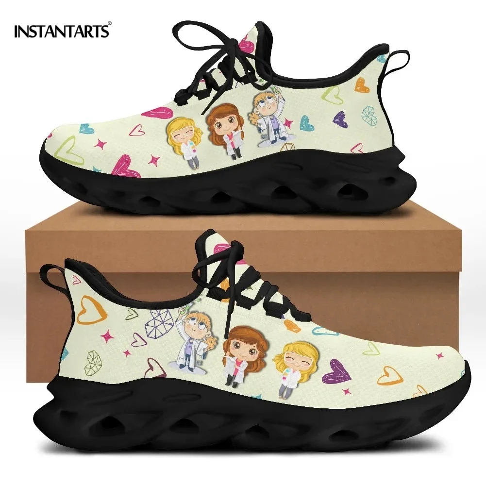 Cute Cartoon Doctor Nurse Shoe - Mesh Sneaker Women ulasan dan harga