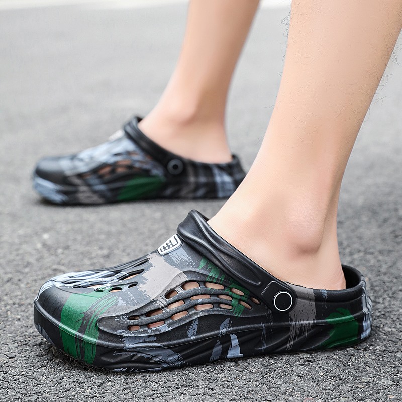 Men's Summer Camouflage Graffi - Women'S Shoes Crocs ulasan dan harga