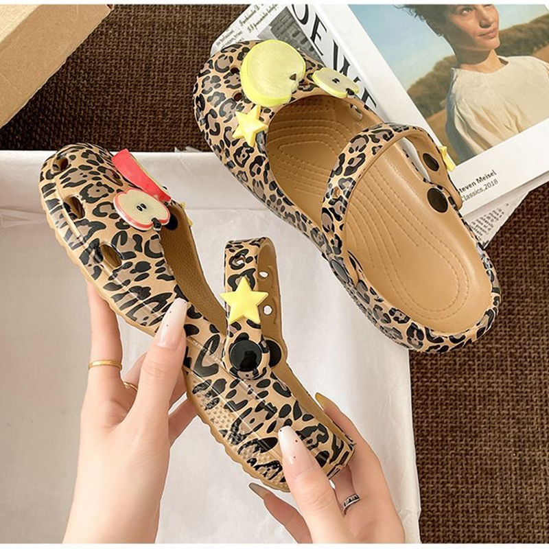 Retro Leopard Print Ballet Hol - Women'S Shoes Water Resistant ulasan dan harga