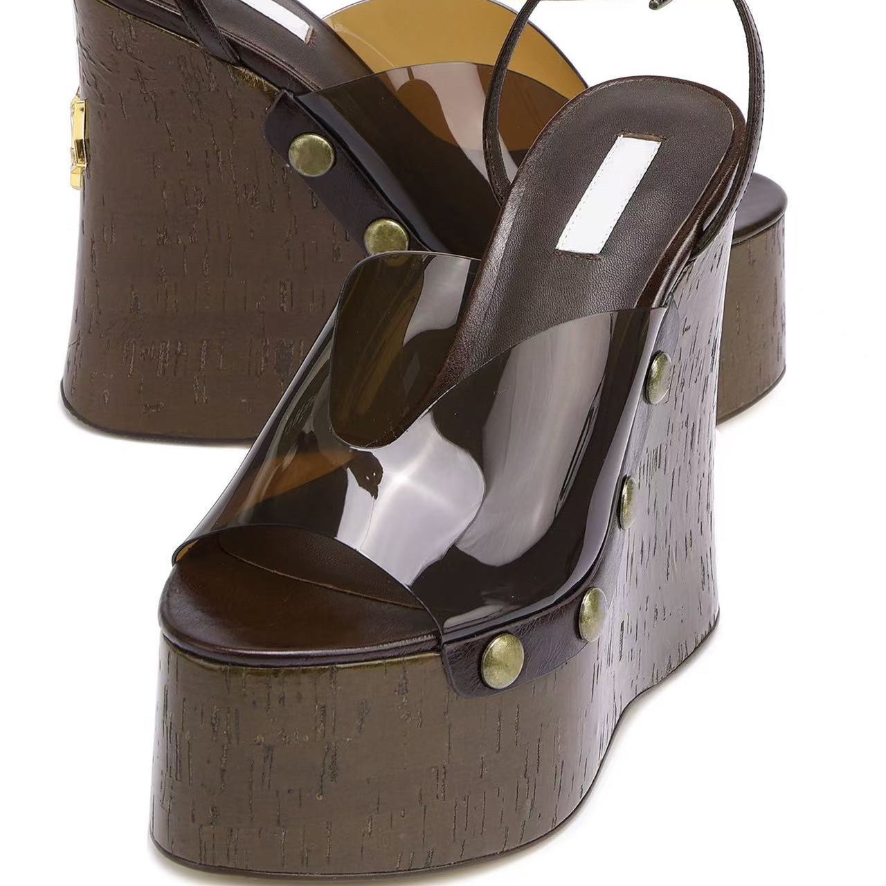 High-heeled 14 cm Thick-heeled - Women'S Shoes Water Resistant ulasan dan harga