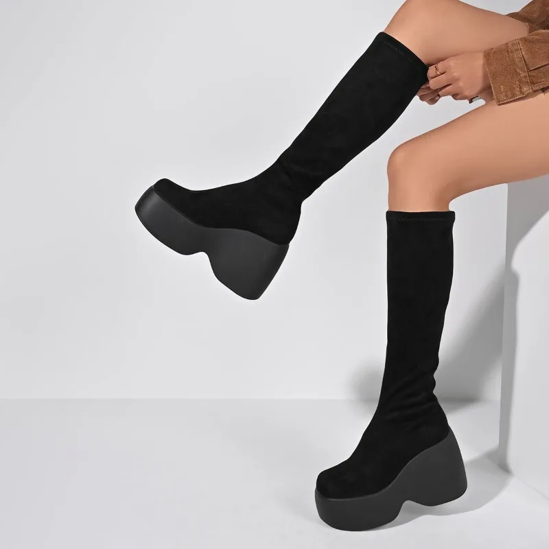 Winter New Skinny Plus Size St - Sock Boot Women ulasan dan harga