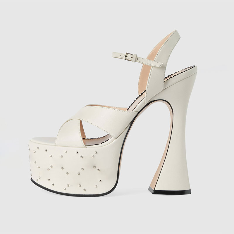 Fashionable White Black Buckle - Women'S Shoes Water Resistant ulasan dan harga