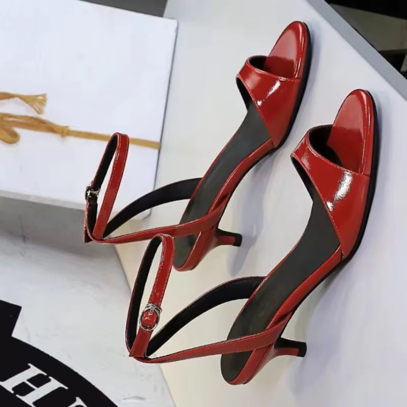 BIGTREE Shoes Open-toe Mid-hee - Women Shoes Size 4 In Cm ulasan dan harga