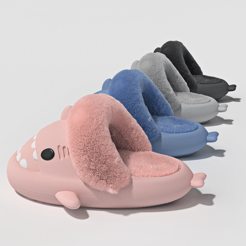 Women Cute Cartoon Shark Slipp - Women'S Shoes Water Resistant ulasan dan harga