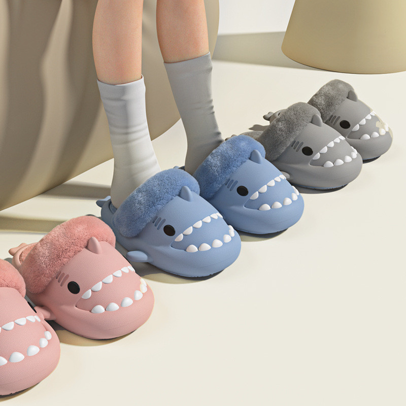 Women Cute Cartoon Shark Slipp - Women'S Shoes Water Resistant ulasan dan harga