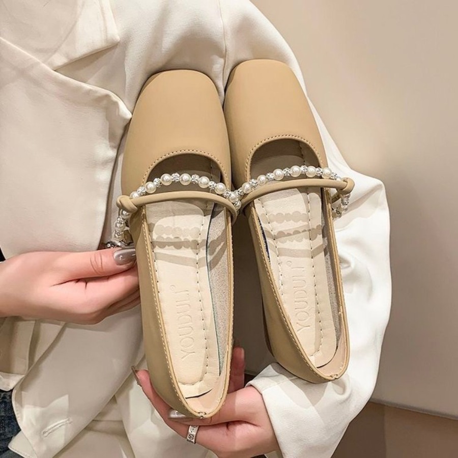New Elegant French Flat Shoes  - Women Shoes Elegant ulasan dan harga
