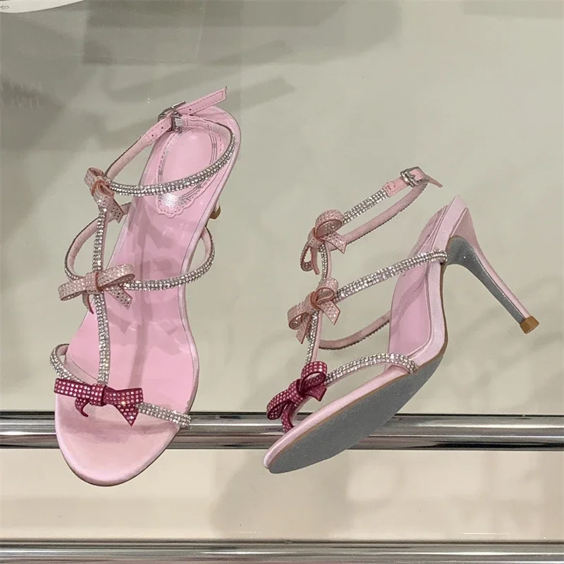 Aneikeh Summer Sexy Butterfly- - Women'S Shoes Peep Toe ulasan dan harga