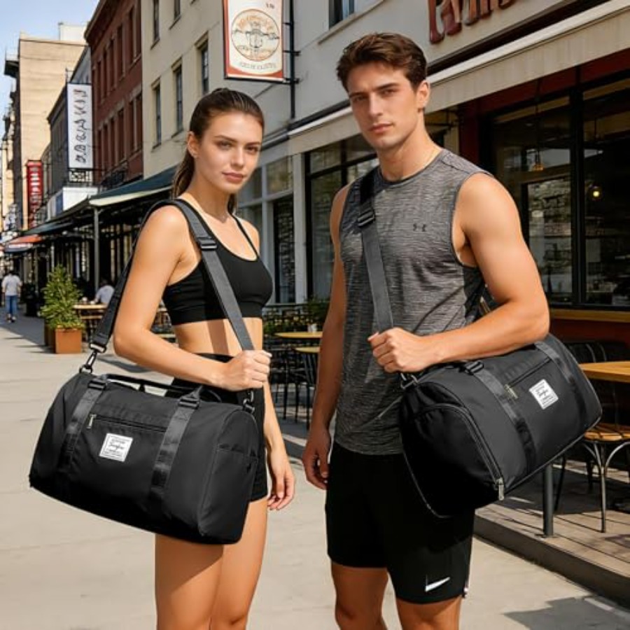 Small Black Sports Gym Duffel  - Women'S Shoes To Men'S ulasan dan harga