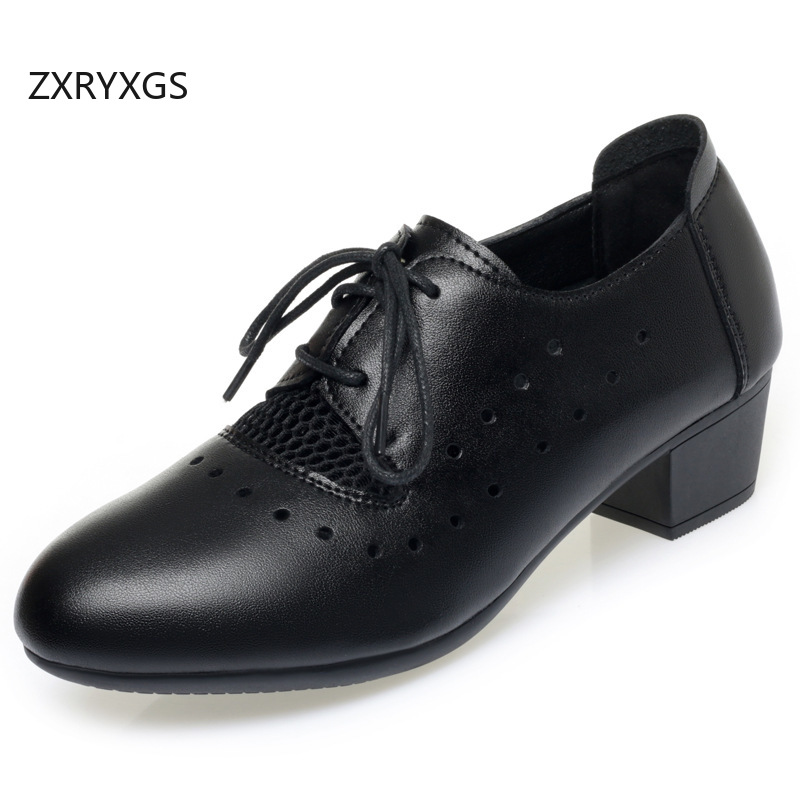 ZXRYXG 2025 Spring Summer Genu - Women Shoes Size 4 In Cm ulasan dan harga