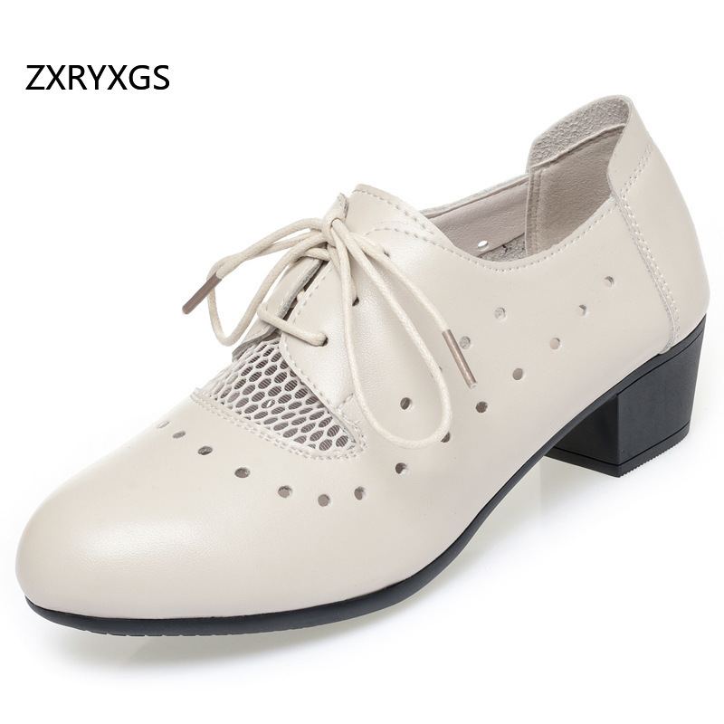 ZXRYXG 2025 Spring Summer Genu - Women Shoes Size 4 In Cm ulasan dan harga