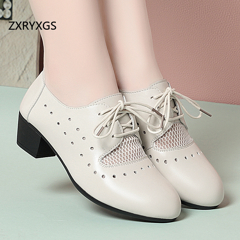 ZXRYXG 2025 Spring Summer Genu - Women Shoes Size 4 In Cm ulasan dan harga