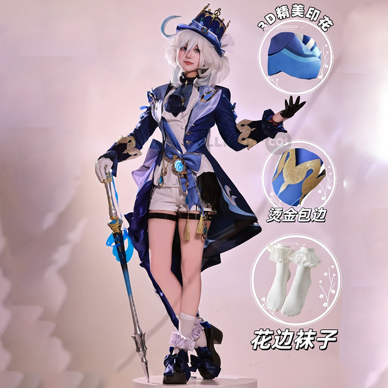 Furina Cosplay Costume Wig Hai - Women'S Shoes Zone ulasan dan harga