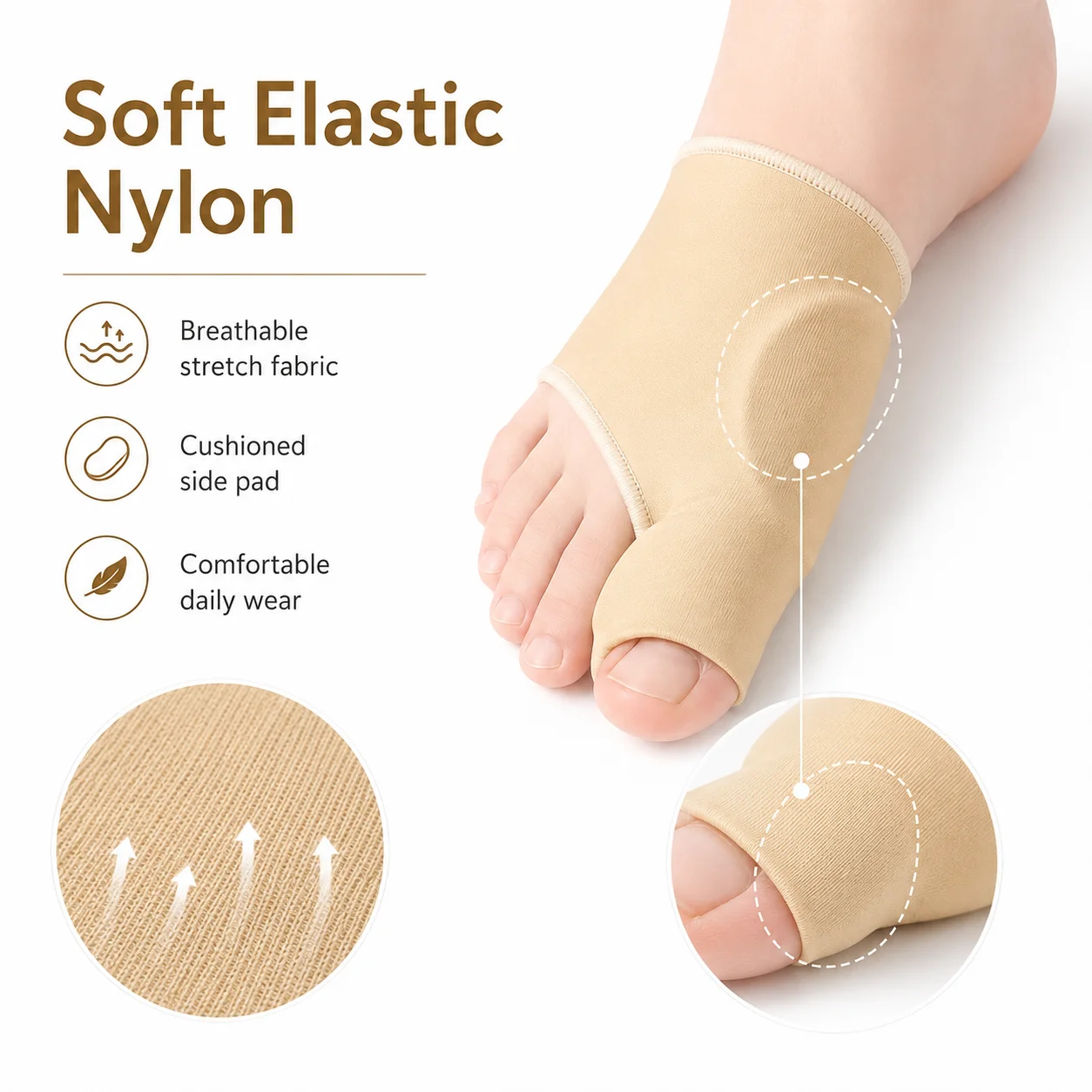 Big Toe Separator Sleeve Bunio - Women'S Shoes For Bunions ulasan dan harga