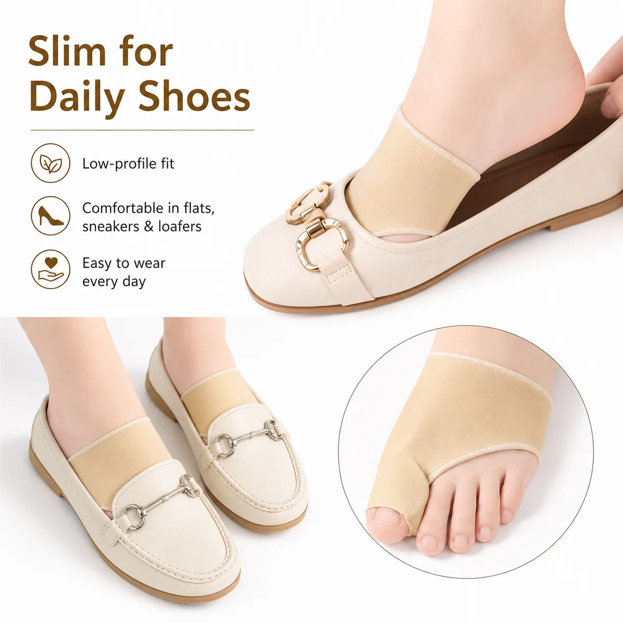 Big Toe Separator Sleeve Bunio - Women'S Shoes For Bunions ulasan dan harga