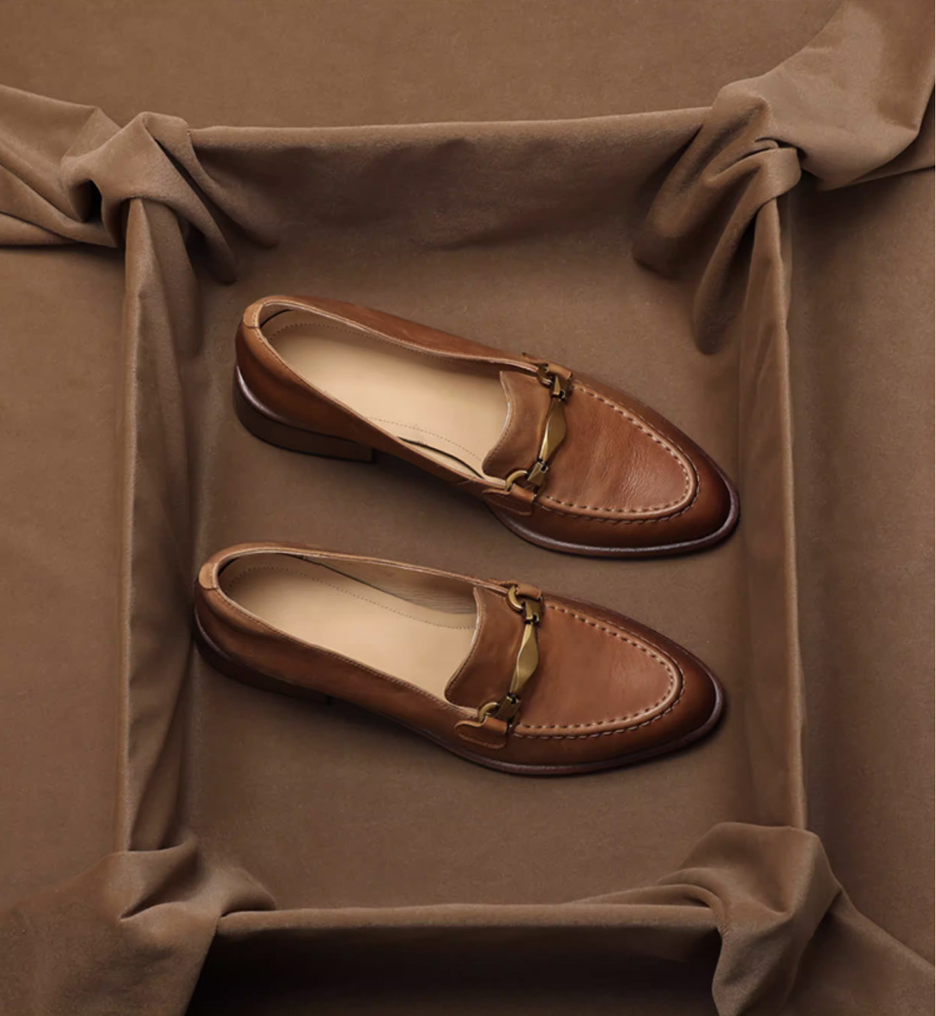 SHOEBOX British Retro Genuine  - Women'S Shoes Peep Toe ulasan dan harga
