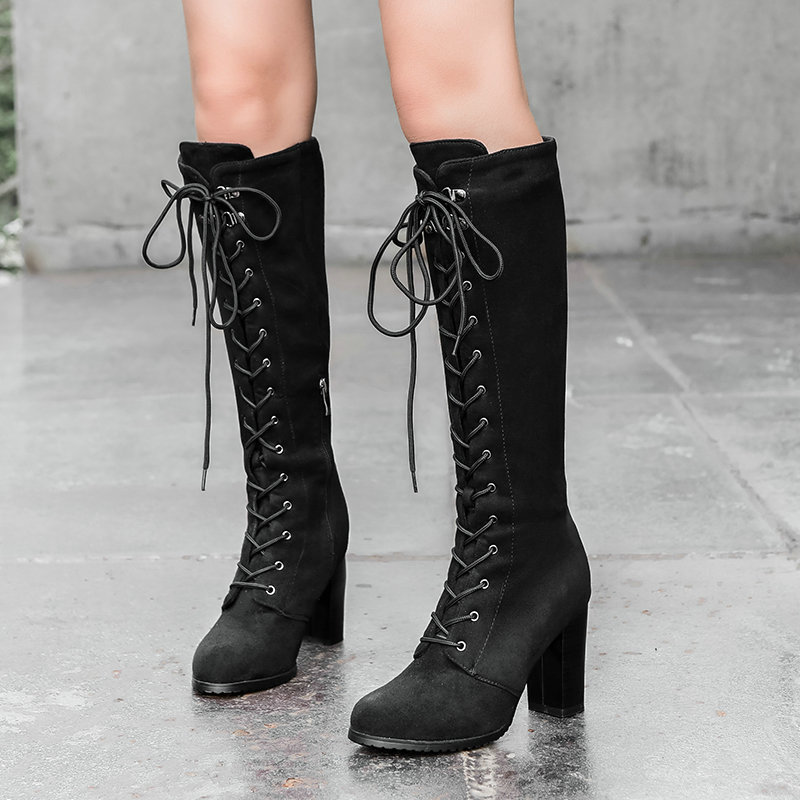 Women's Boots Thick High Heels - Sock Boot Women ulasan dan harga
