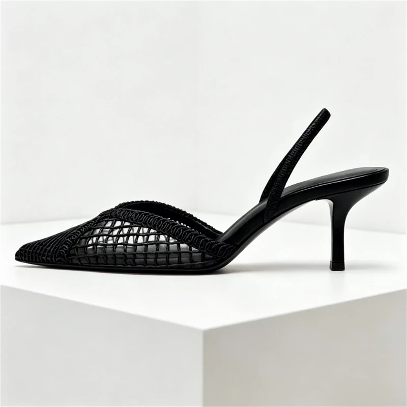 Mesh Woven Heeled Sandals Wome - Women Shoes Brands ulasan dan harga