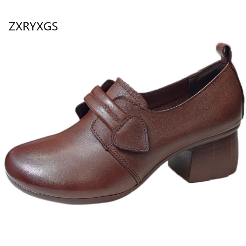 ZXRYXGS 2025 Autumn Real Cowhi - Women Shoes Size 4 In Cm ulasan dan harga